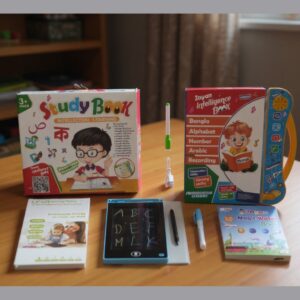 🥇 Intelligence books + LCD writing tab + Magic water book) Updated version